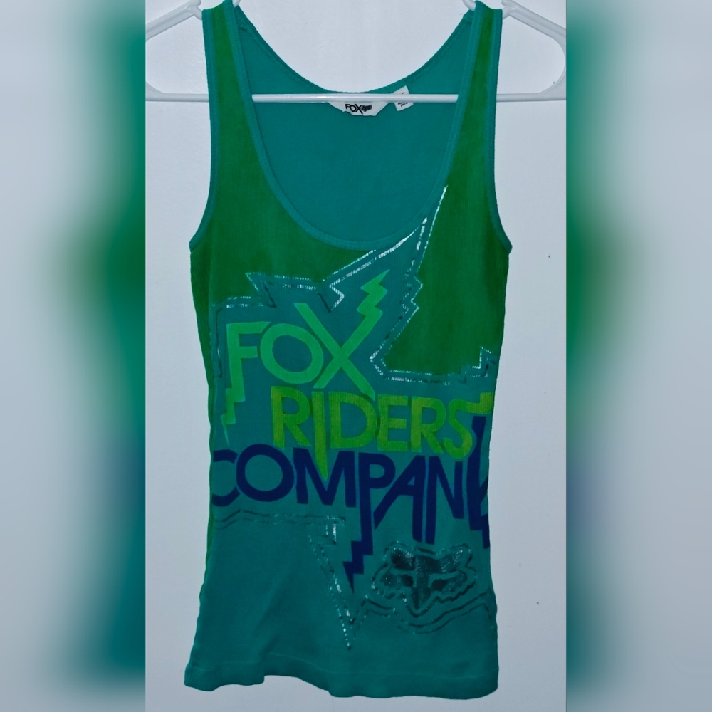 Vnt. Fox Women's Size XS Fitted Ribbed Tank Top